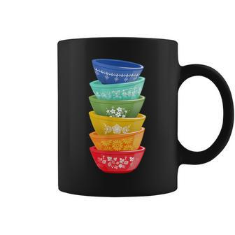 Vintage Pyrex Bowls Rainbow Retro Kitchen Coffee Mug - Monsterry DE