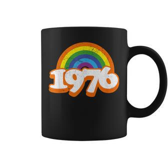 Vintage Rainbow College High School Class Of 76 1976 Reunion Coffee Mug - Monsterry DE