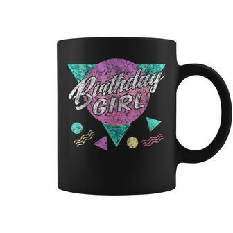 Vintage Retro 80S Birthday Girl 1980S 90S Party Coffee Mug - Monsterry AU