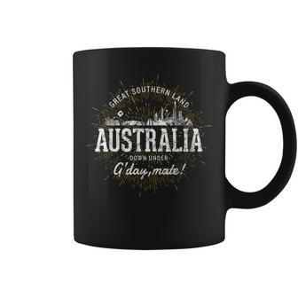 Vintage Retro Australia Coffee Mug - Monsterry CA