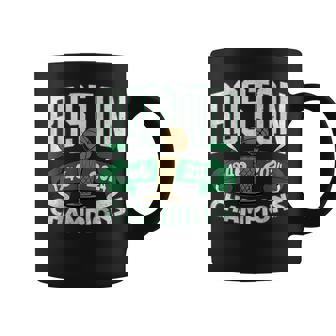 Vintage Retro Boston Champions Boston B-Ball City Coffee Mug | Mazezy