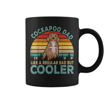 Vintage Retro Happy Father's Day Matching Cockapoo Dog Lover Coffee Mug - Monsterry CA