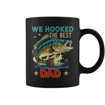 Vintage Retro We Hooked The Best Dad Father's Day Fisher Coffee Mug - Monsterry CA