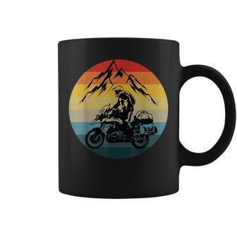 Vintage Retro Off Road Adventure Motorcycle Lover Coffee Mug - Monsterry AU