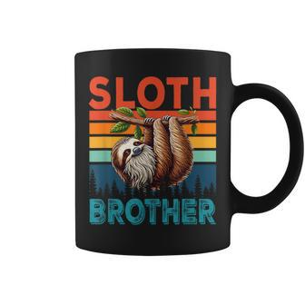 Vintage Retro Sloth Costume Brother Father's Day Animal Coffee Mug - Monsterry DE