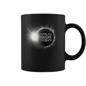Vintage Retro Total Solar Eclipse 2024 Totality Awesome Coffee Mug - Seseable