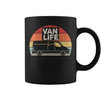 Vintage Retro Vanlife Camper Van Life Coffee Mug - Monsterry
