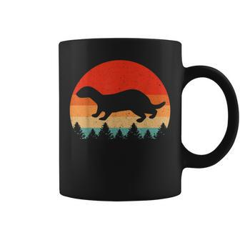 Vintage Retro Weasel Animal Lover Weasel Coffee Mug - Monsterry AU