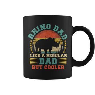 Vintage Rhino Dad Like A Regular Dad Father's Day Coffee Mug - Monsterry DE