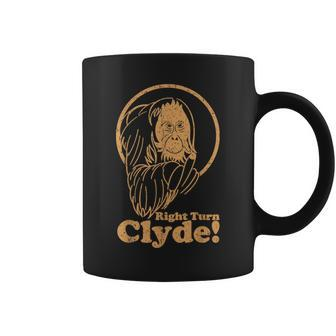 Vintage Right Turn Clyde Coffee Mug - Monsterry