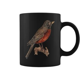 Vintage Robin Coffee Mug - Monsterry