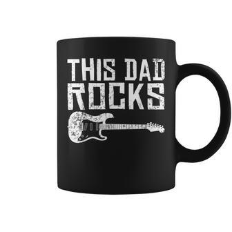 Vintage Rock And Roll Dad Heavy Metal Father Festival Coffee Mug - Monsterry DE