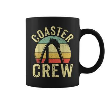 Vintage Rollercoaster Crew I Family Roller Coaster Coffee Mug - Monsterry CA