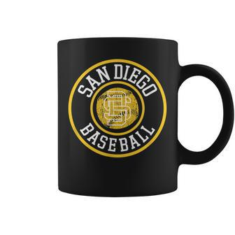 Vintage San Diego Sd Badge Game Day Padre Coffee Mug | Crazezy CA