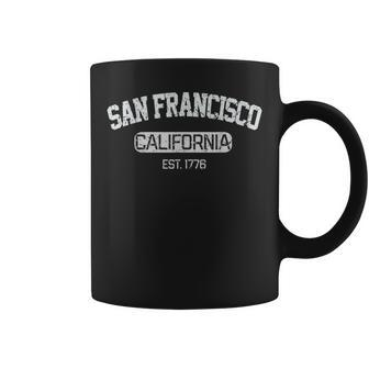 Vintage San Francisco California Est 1776 Souvenir Coffee Mug - Monsterry