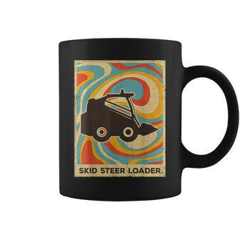 Vintage Skid Sr Loader Retro Poster Coffee Mug - Monsterry AU