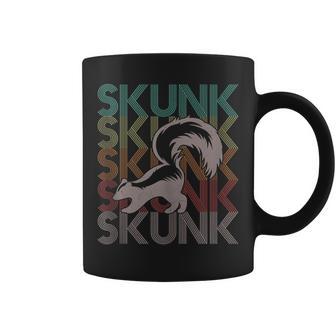 Vintage Skunk Retro 70S 80S Skunk Coffee Mug - Monsterry