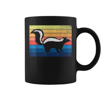 Vintage Skunks Wildlife Animals Lovers Cute Coffee Mug - Monsterry AU