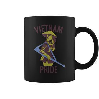 Vintage Soldier Vietnam Pride Vietnamese Mom I Love Vietnam Coffee Mug - Monsterry DE