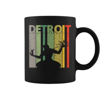 Vintage Spirit Of Detroit Retro Detroit Coffee Mug - Monsterry AU