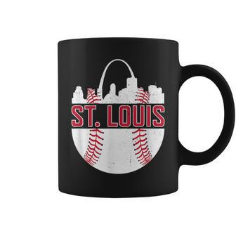 Vintage St Louis Baseball Stl Skyline Novelty Cardinal Coffee Mug | Crazezy AU