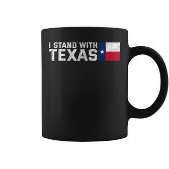 Vintage I Stand With Texas Usa United States Of America Coffee Mug - Monsterry
