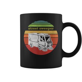 Vintage Street Sweeper Occupation Retro Graphic Coffee Mug - Monsterry