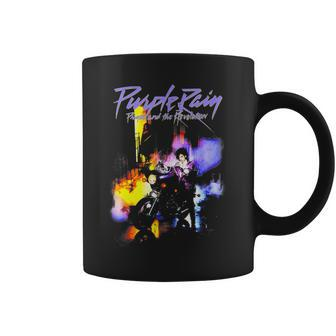 Vintage Summer Rains Color Purple Man Motorcycle Coffee Mug | Crazezy DE