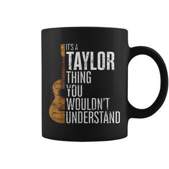 Vintage Taylor Retro It's A Taylor Thing First Name 70'S Coffee Mug - Monsterry DE