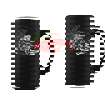 Vintage Truck Wagon Christmas Tree Xmas For Farmer Coffee Mug - Thegiftio