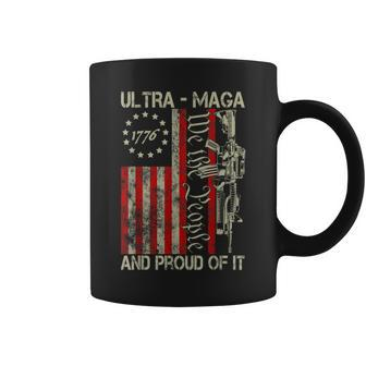 Vintage Ultra Maga Old American Flag 1776 We The People Usa Coffee Mug - Monsterry AU