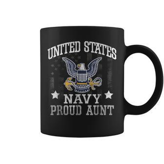 Vintage Us Navy Proud Aunt T Usn Coffee Mug - Monsterry