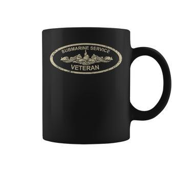 Vintage Us Navy Submarine Service Veteran T Coffee Mug - Monsterry UK