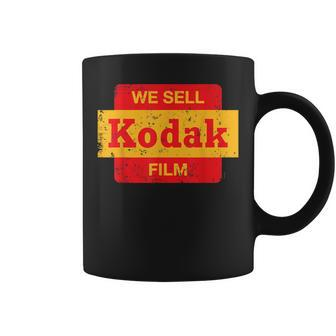 Vintage 'We Sell Kodak Film' Retail Sign Coffee Mug - Monsterry