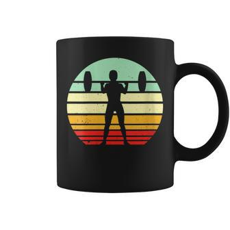 Vintage Workout Fitness Gym Motivational Retro Weightlifting Coffee Mug - Monsterry