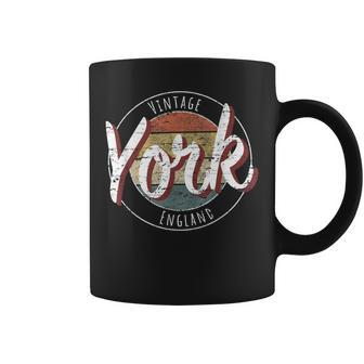 Vintage York England Coffee Mug - Monsterry