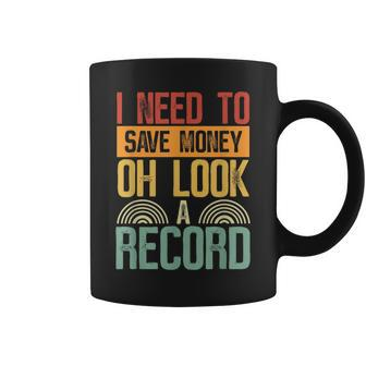Vinyl Collecting Vintage Record Collector Vinyl Records Coffee Mug - Monsterry UK
