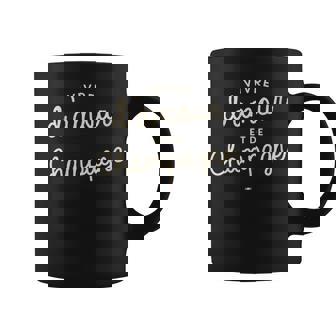Vivre L'amour Et De Champagne Avec Col En V Tasse - Cadeauxyz