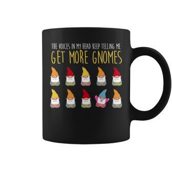 Voices Tell Me More Gnomes Gardening Coffee Mug - Monsterry DE