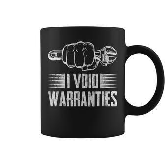 I Void Warranties Car Auto Mechanic Repairman Coffee Mug - Monsterry DE