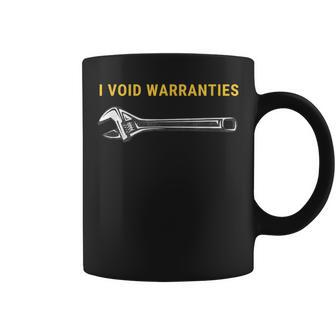 I Void Warranties Mechanic For Dad Coffee Mug - Monsterry
