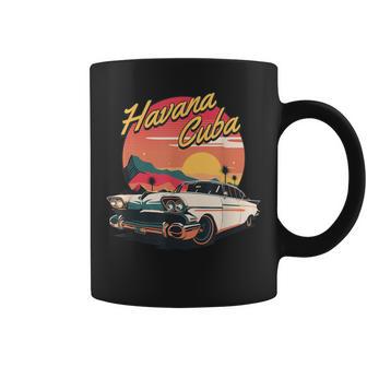 Voiture Classique Havana Cuba Tasse - Cadeauxyz