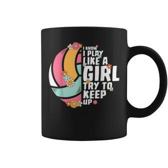 Volleyball For N Girls College Volleyball Lovers Coffee Mug | Mazezy CA