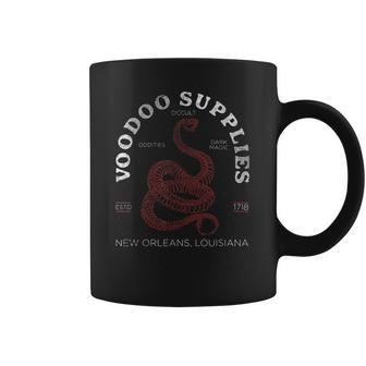 Voodoo Supplies New Orleans Louisiana Creepy Occult Lover Coffee Mug - Monsterry