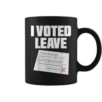 I Voted Leave Pro Brexit Coffee Mug - Thegiftio UK