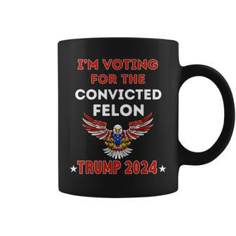 Voting For Convicted Felon Trump We The People Had Enough Coffee Mug - Monsterry