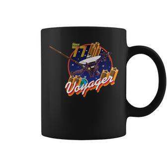 Voyager Space Probe 1977 Vintage Album Cover Coffee Mug - Monsterry