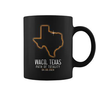 Waco Texas Path Of Totality 4824 Total Solar Eclipse Coffee Mug | Mazezy