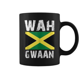 Wah Gwaan Jamaican Jamaica Apparel Slang Coffee Mug - Monsterry AU