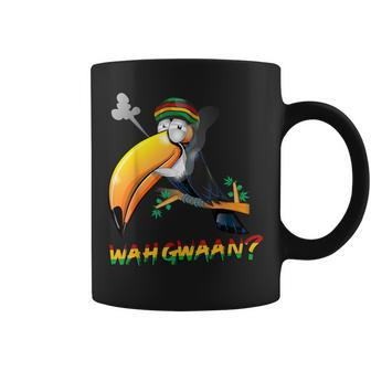 Wah Gwaan Patois Jamaica Toucan Jamaican Slang Coffee Mug - Monsterry CA